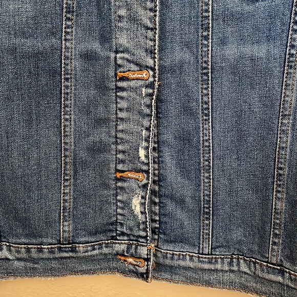 Joe’s Jeans distressed jean jacket - Picture 4 of 9